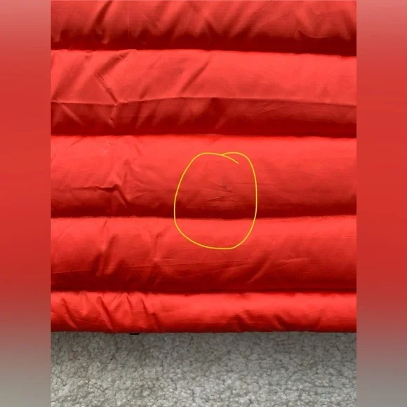 Patagonia Size L, 12, Orange Down Sweater Puffer Vest - Picture 11 of 11